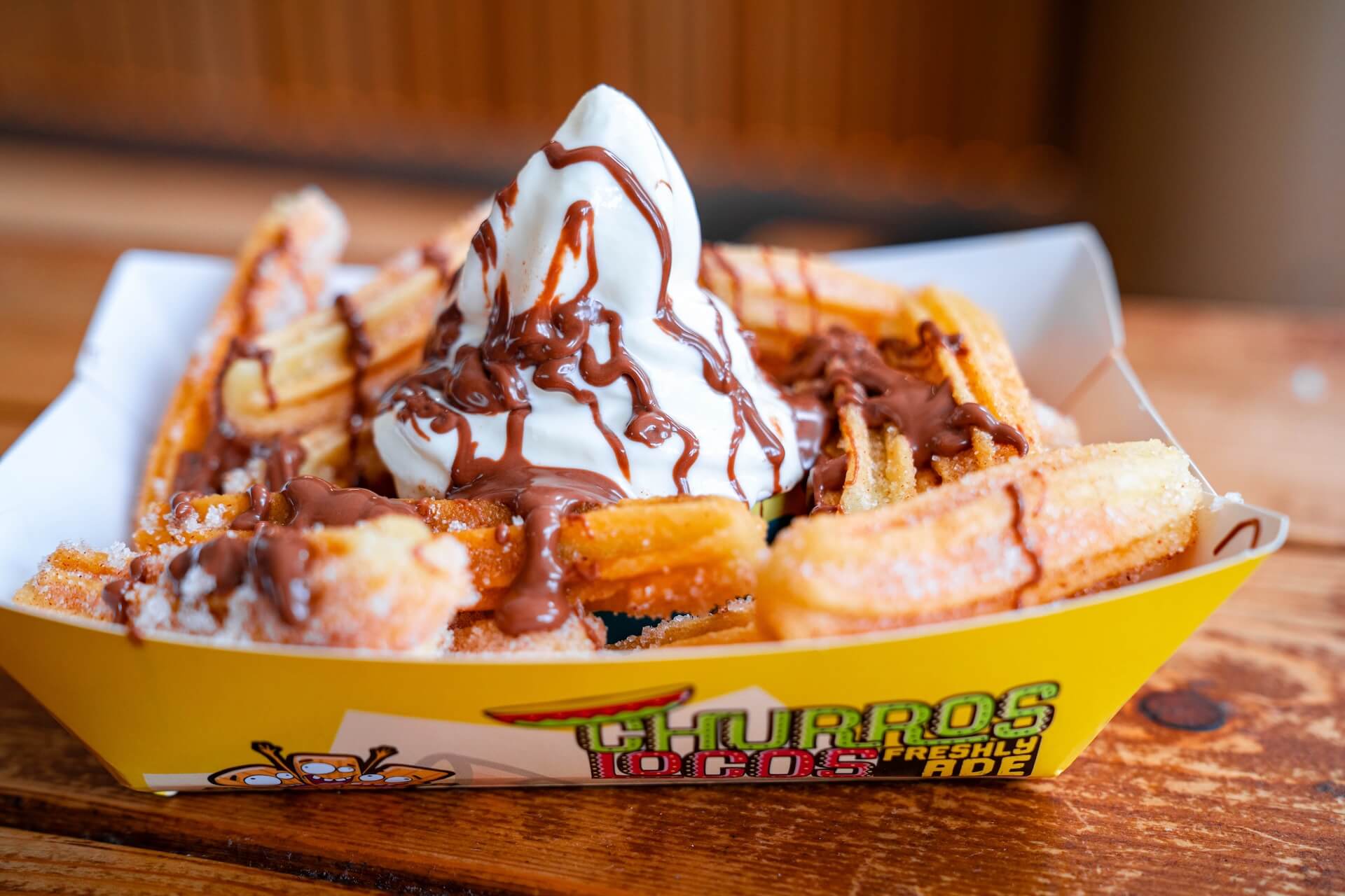 Ice Cream Churro Bites